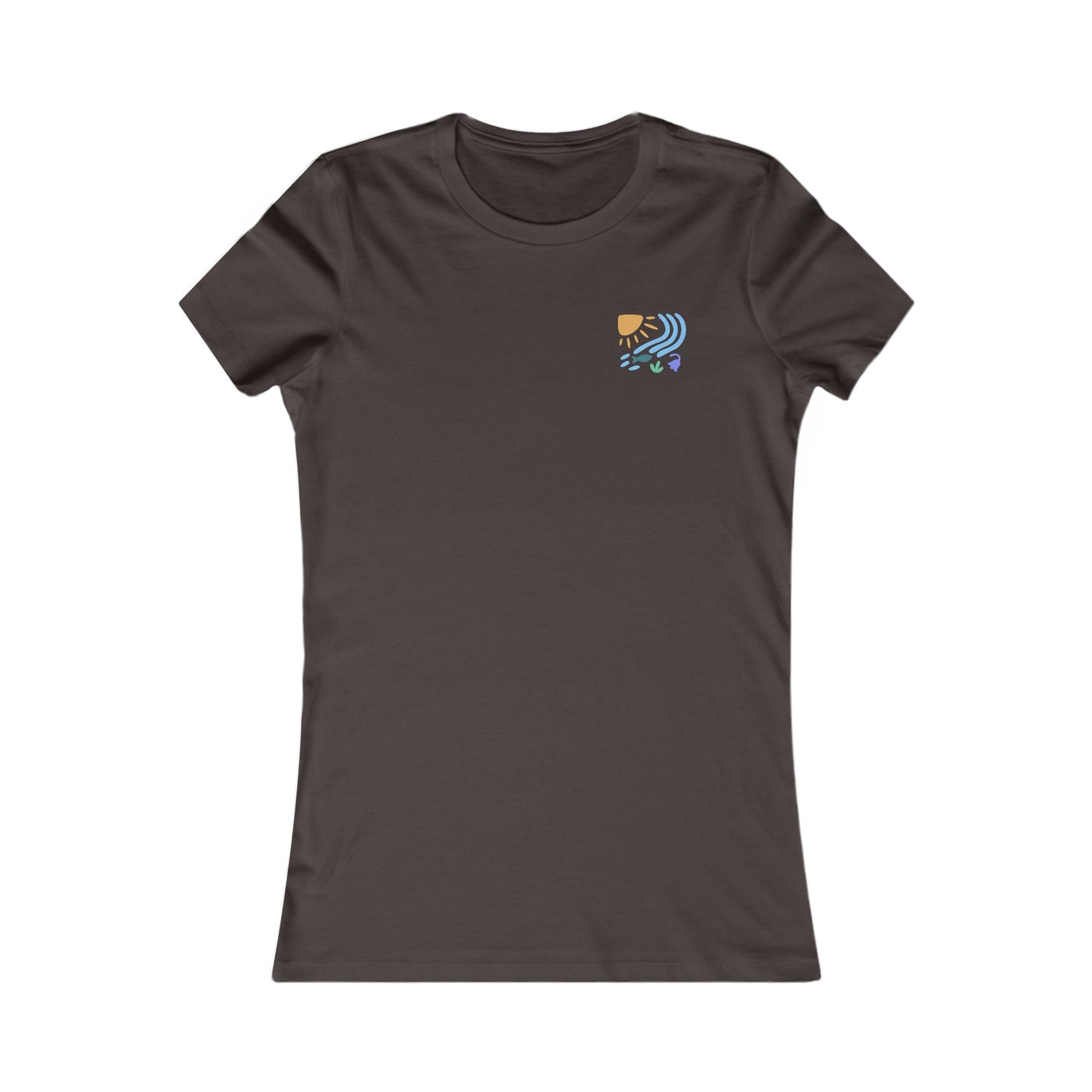 Women's 'Glan Y Nant' T-Shirt (Double Sided)