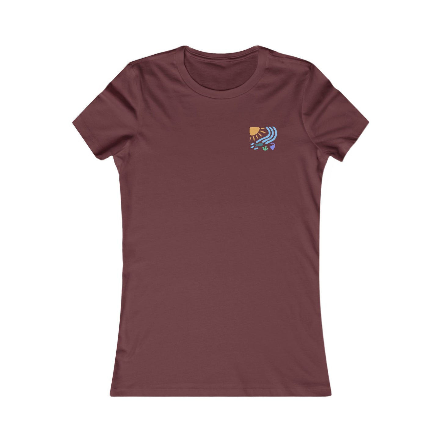 Women's 'Glan Y Nant' T-Shirt (Double Sided)