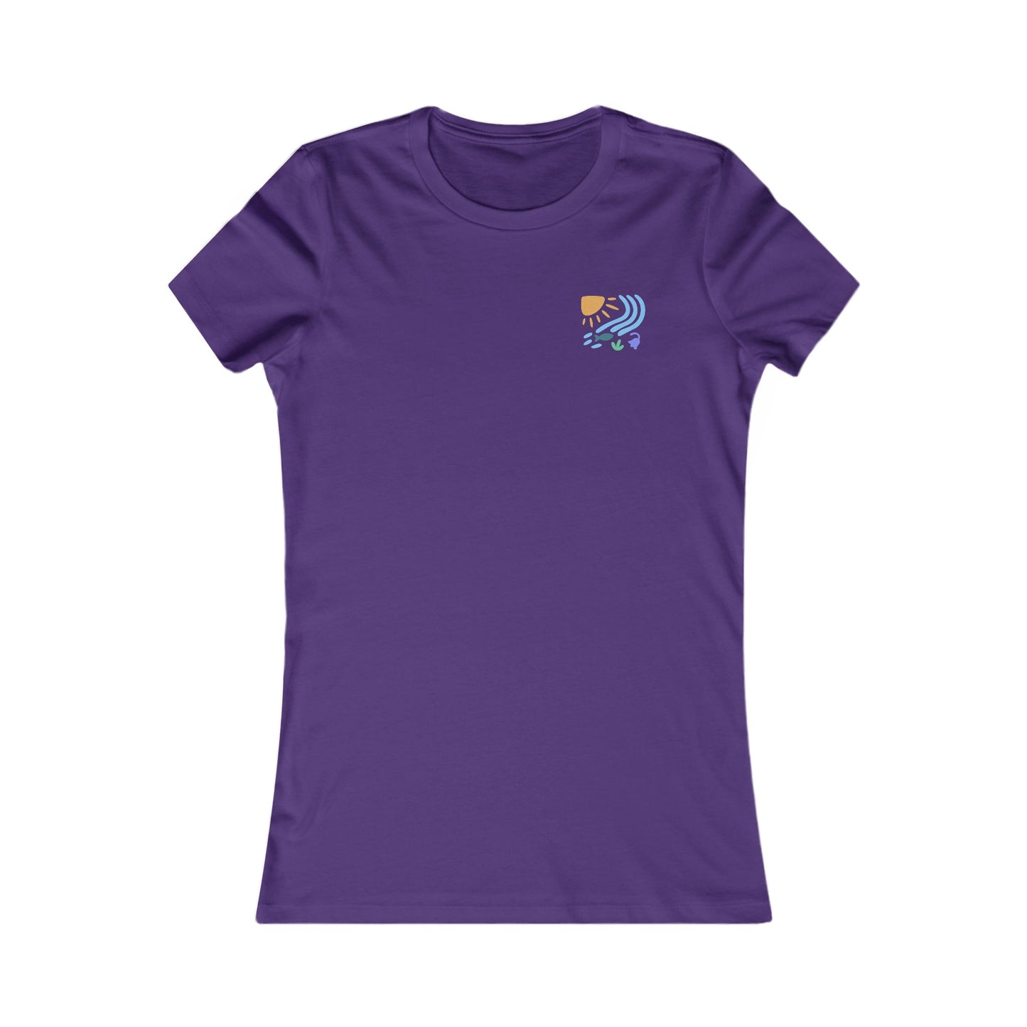 Women's 'Glan Y Nant' T-Shirt (Double Sided)