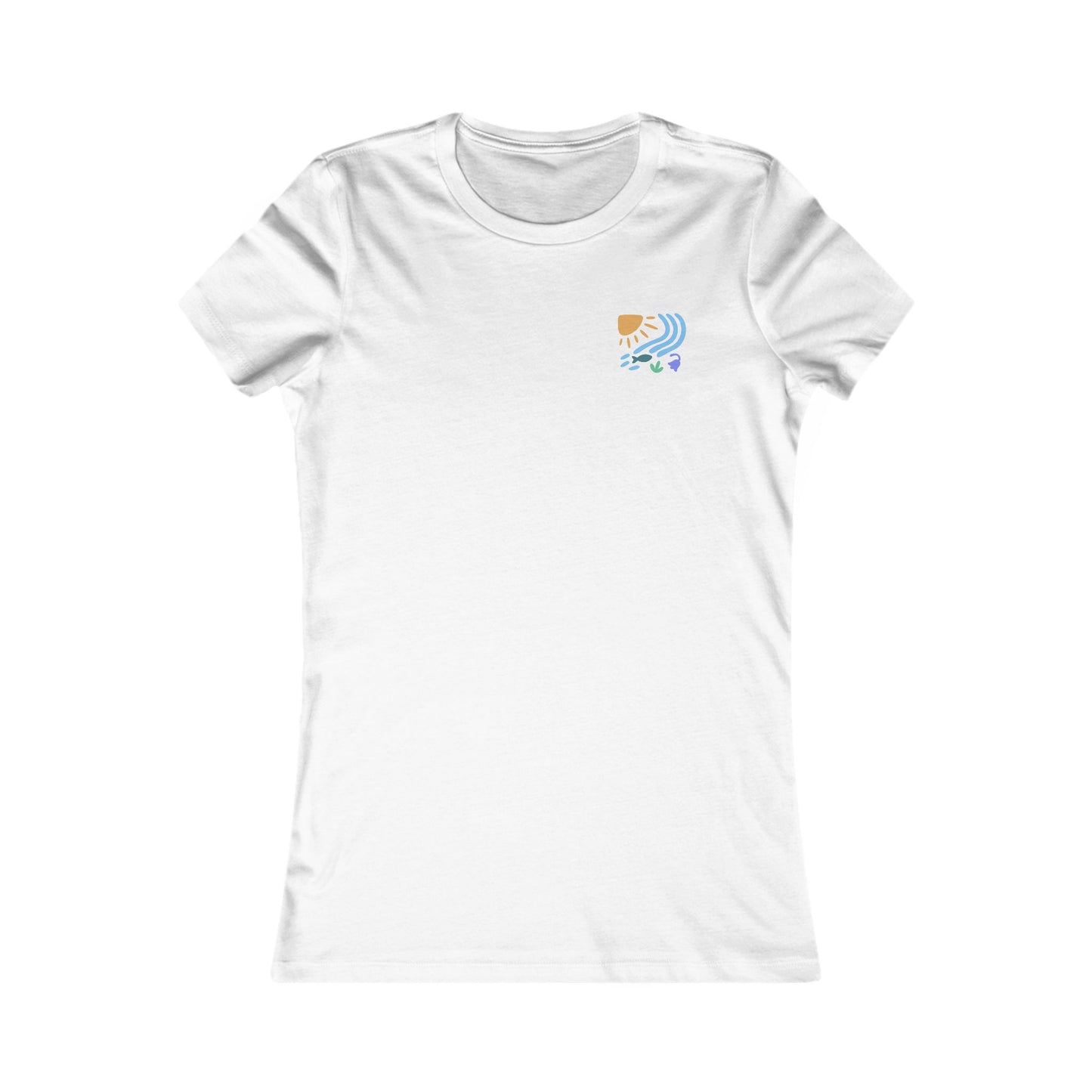 Women's 'Glan Y Nant' T-Shirt (Double Sided)