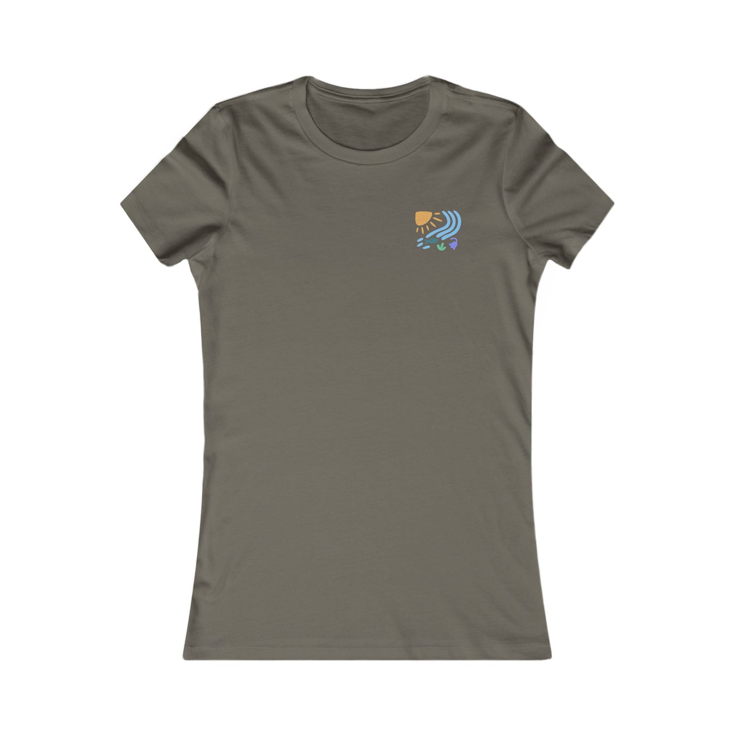 Women's 'Glan Y Nant' T-Shirt (Double Sided)