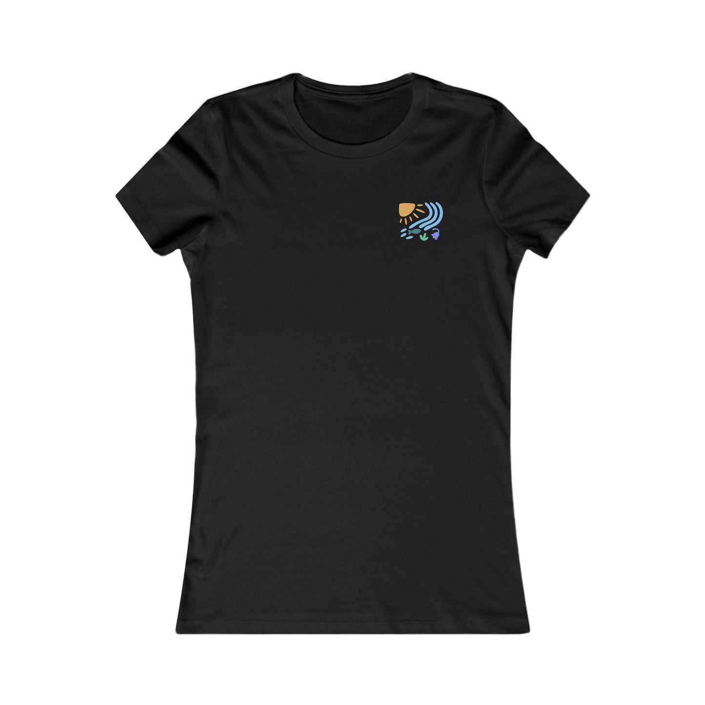 Women's 'Glan Y Nant' T-Shirt (Double Sided)