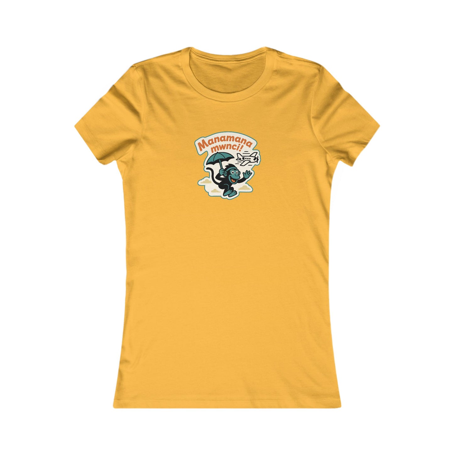 Women's 'Manamana Mwnci' Graphic T-Shirt