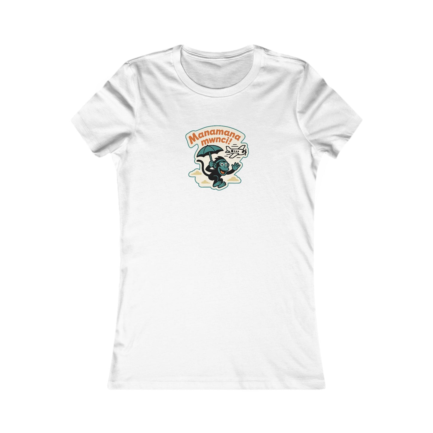 Women's 'Manamana Mwnci' Graphic T-Shirt