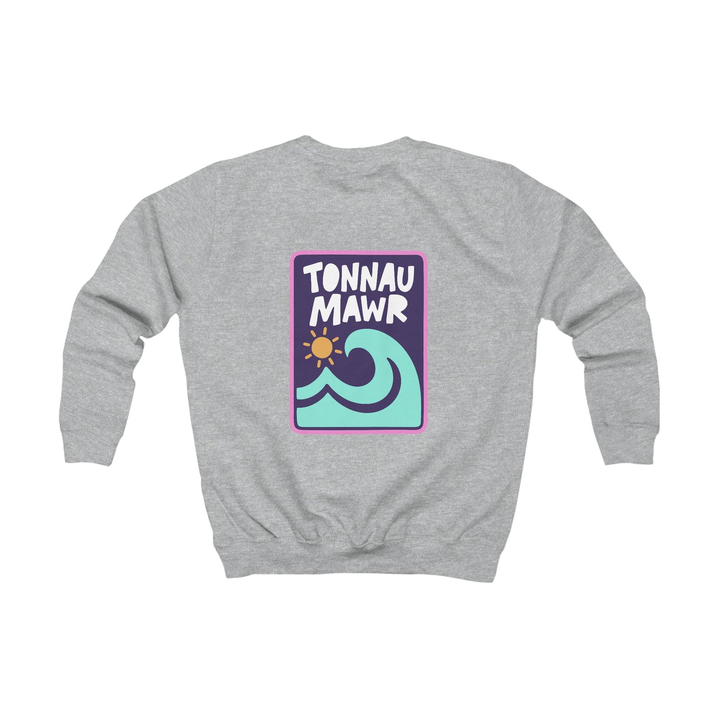 Kids 'Tonnau Mawr' Welsh Wave Jumper