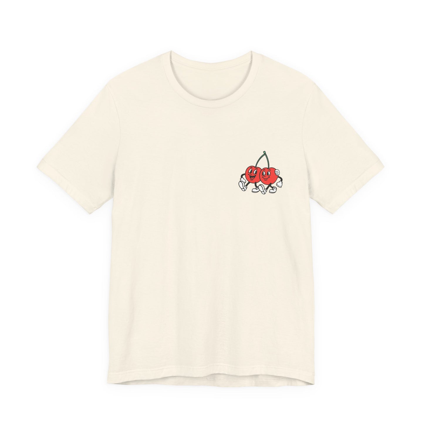'Ceirios Trelew' Retro Cherries Patagonia Graphic Unisex Tee (Double Sided)
