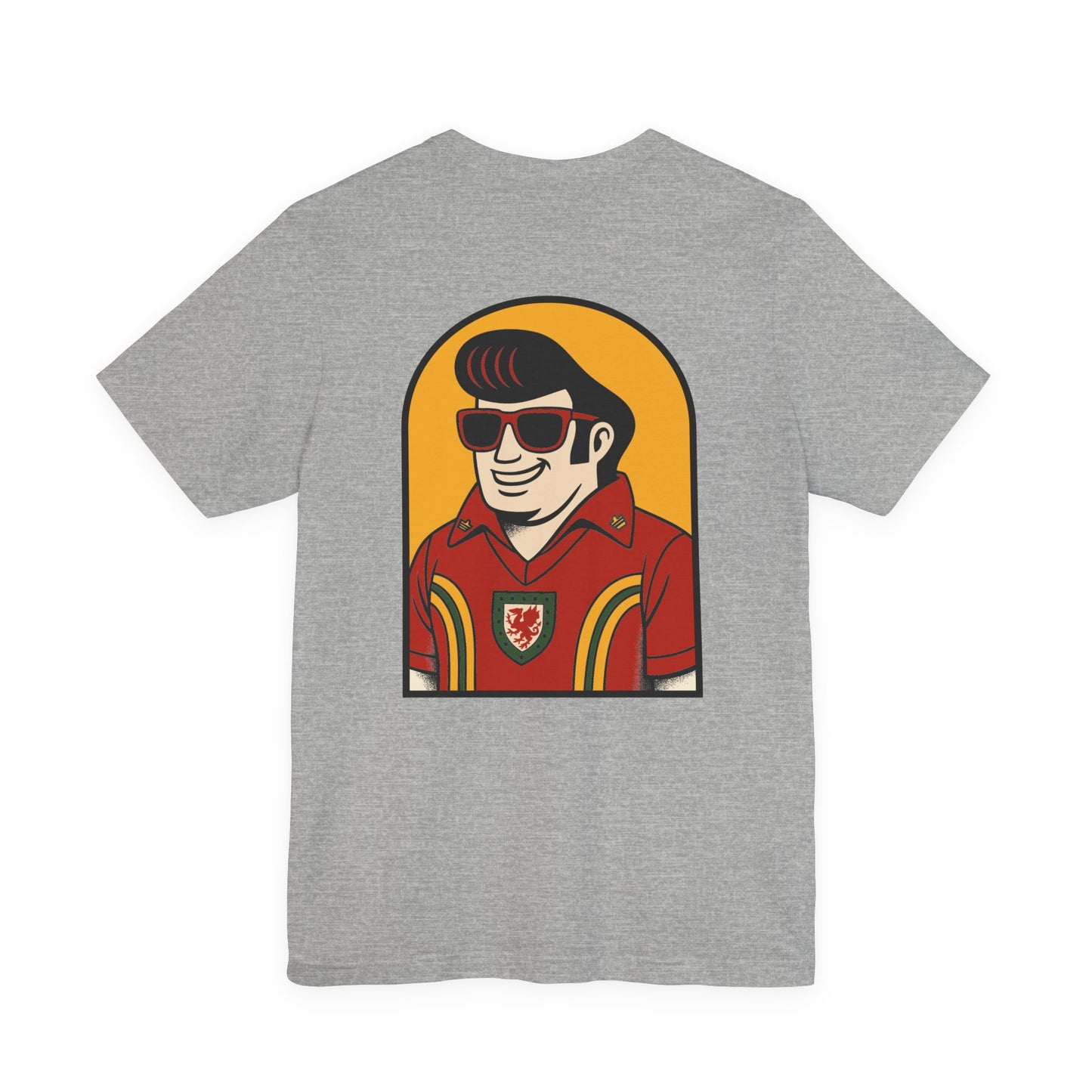 Double Sided Elvis Style Welsh Unisex T-Shirt (Unisex)