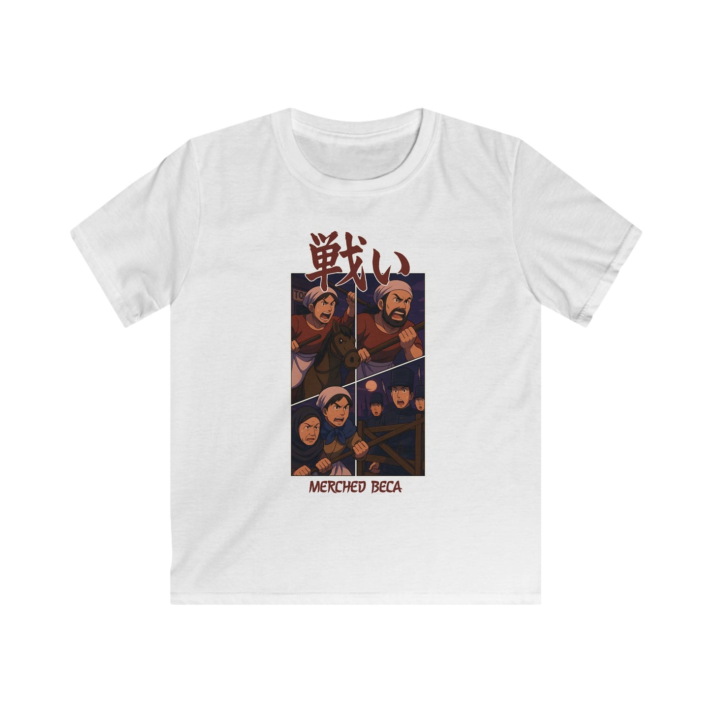 Kids "Merched Beca" Anime Battle T-Shirt (Rebecca Riots)