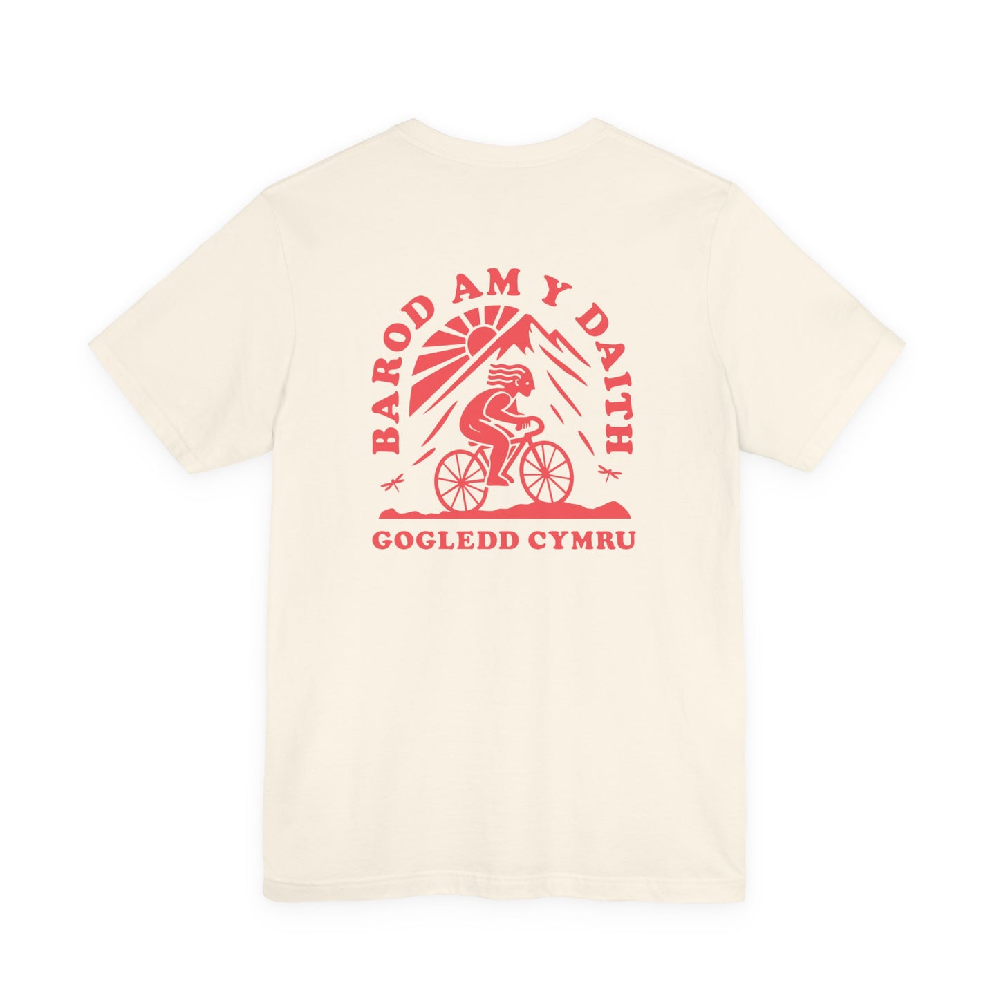 Gogledd Cymru Cycling Unisex Tee - 'Barod Am Y Daith'