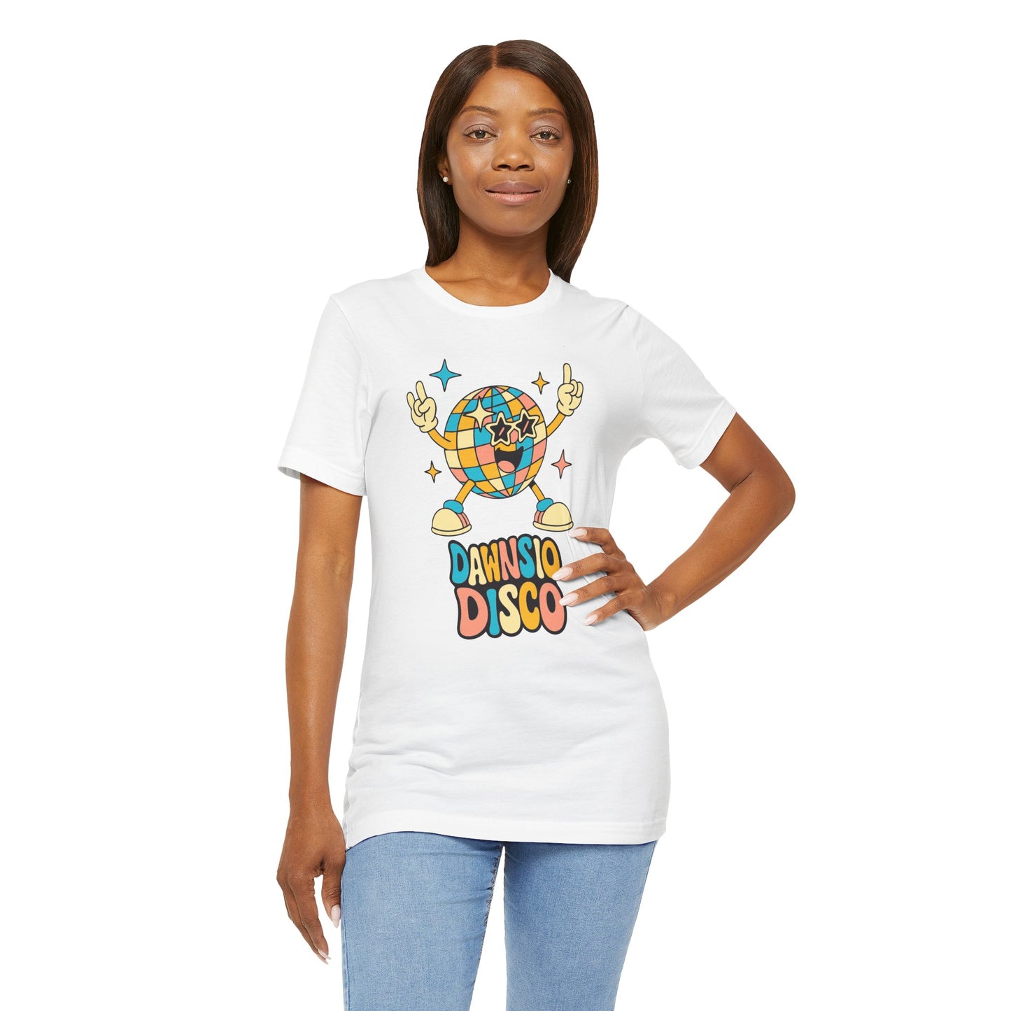 'Dawnsio Disco' Unisex T-Shirt - Retro Disco Ball Tee