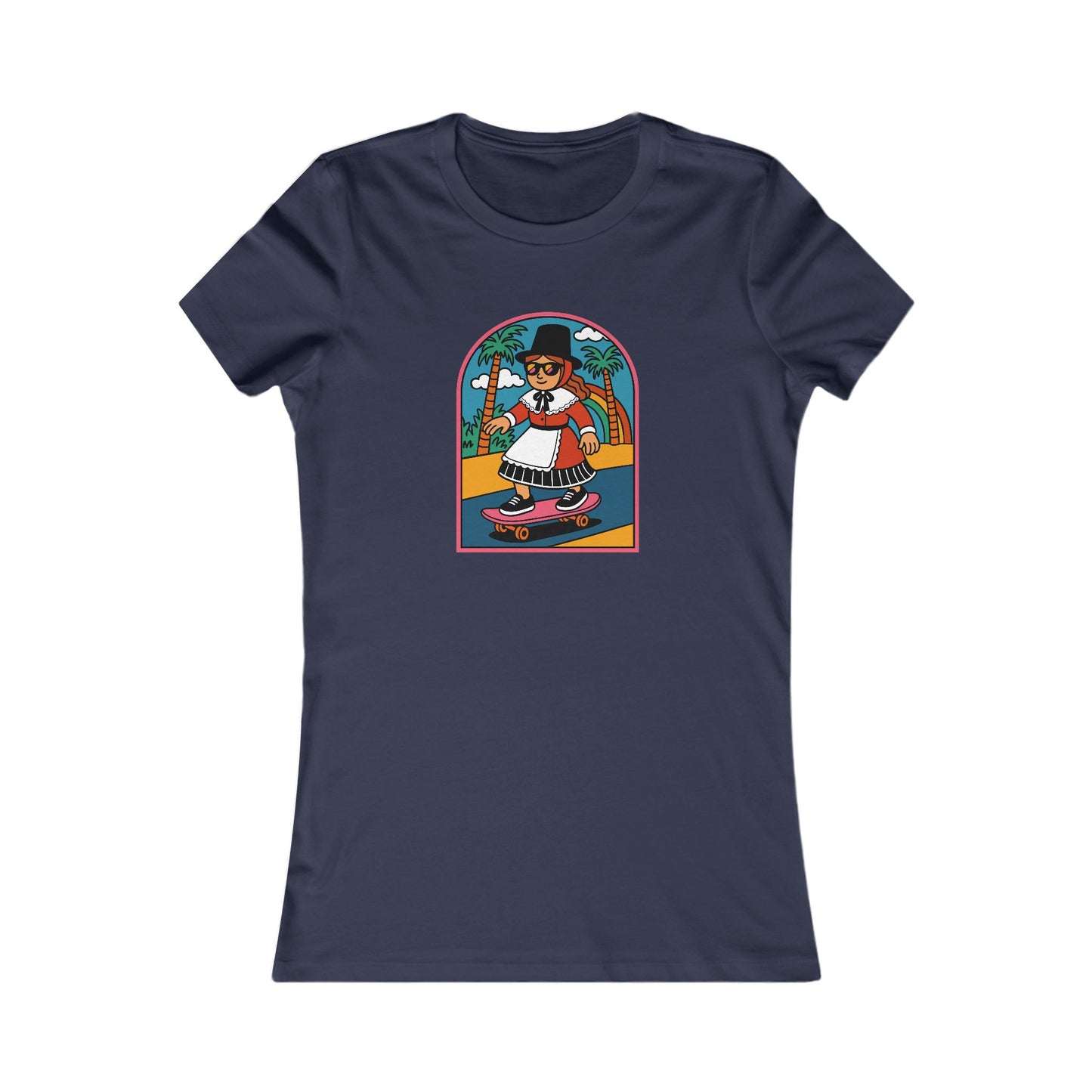 Women's Welsh Skateboard Graphic Tee