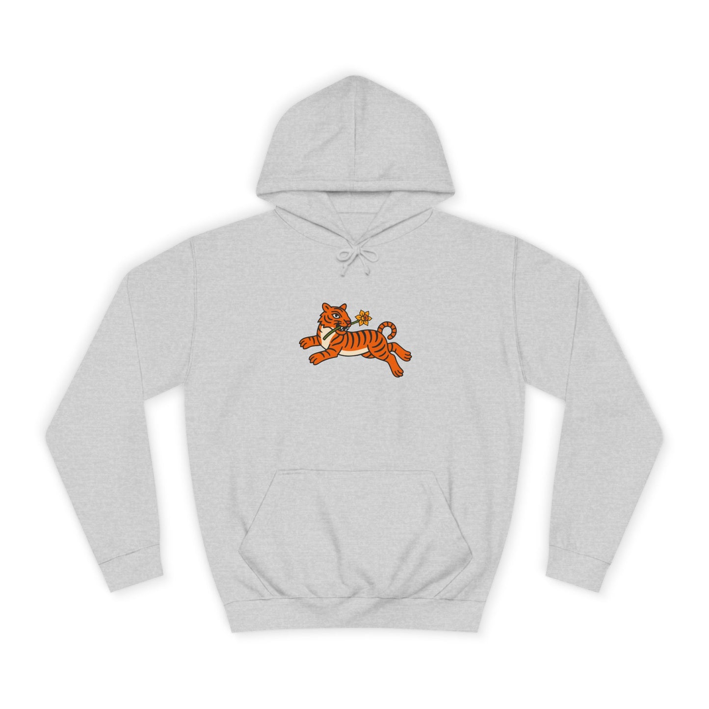 Vintage Tiger & Daffodil Unisex Hoodie