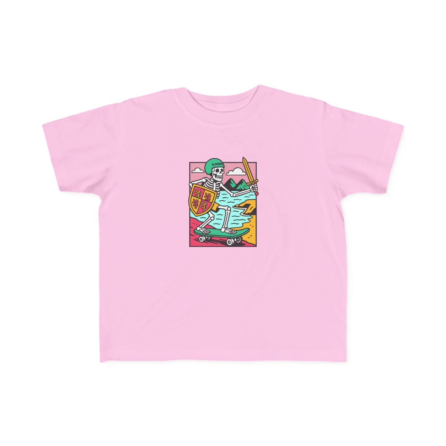 Toddler Owain Glyndŵr Skateboard T-Shirt