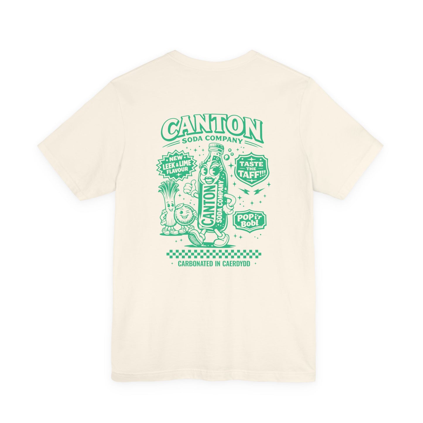 Canton Soda Company Retro Fizzy Drinks T-Shirt (Unisex) - Double Sided