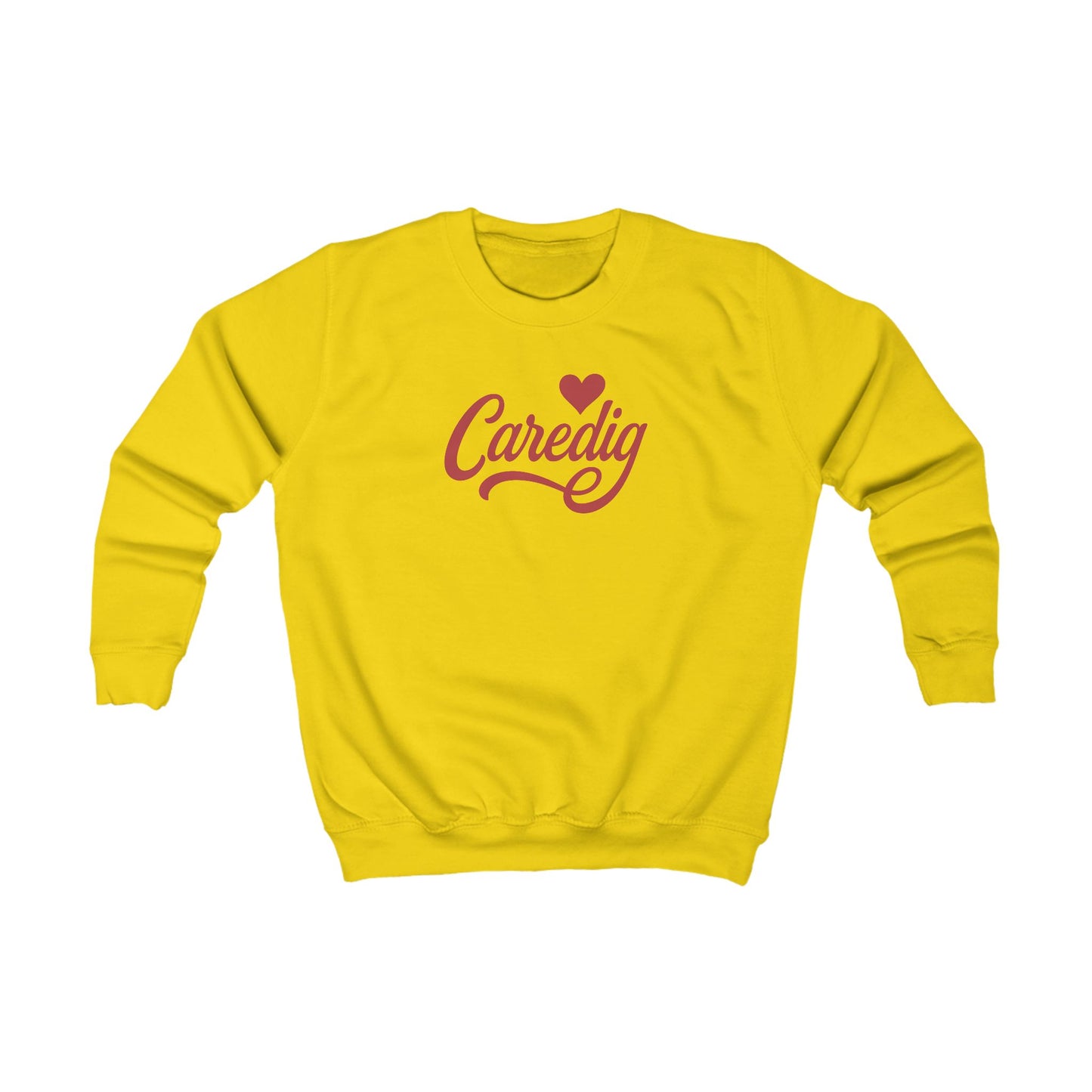 Kids "Caredig" Jumper  - Heart Graphic