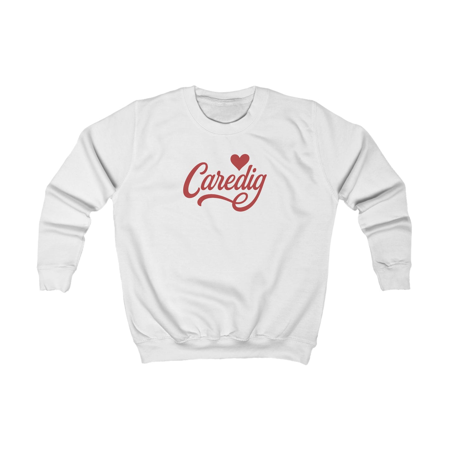 Kids "Caredig" Jumper  - Heart Graphic