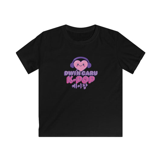 Kids K-Pop Heart T-Shirt - Welsh Korean Graphic Tee