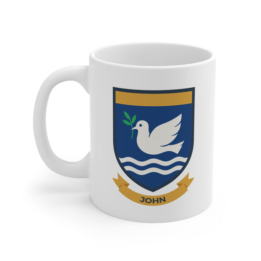 John Family Crest Mug - Welsh Heraldry