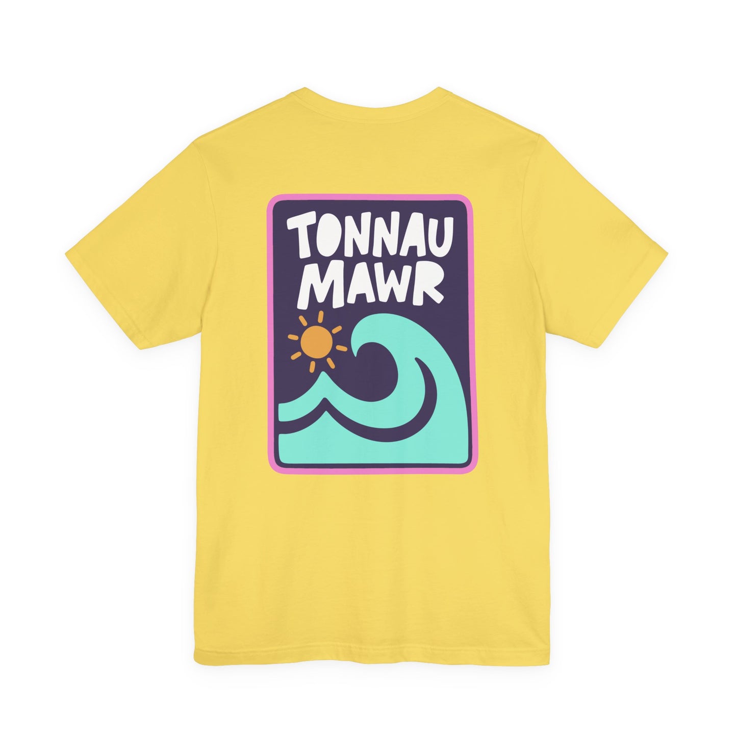 'Tonnau Mawr' - Welsh Surf UnisexTee (Double Sided)