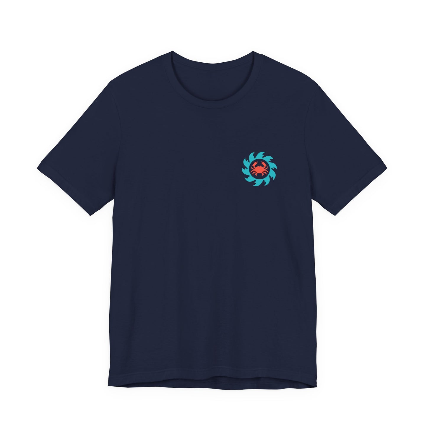 Solva Crabs Vintage Unisex T-Shirt - 'Crancod Solfach' (Double Sided)