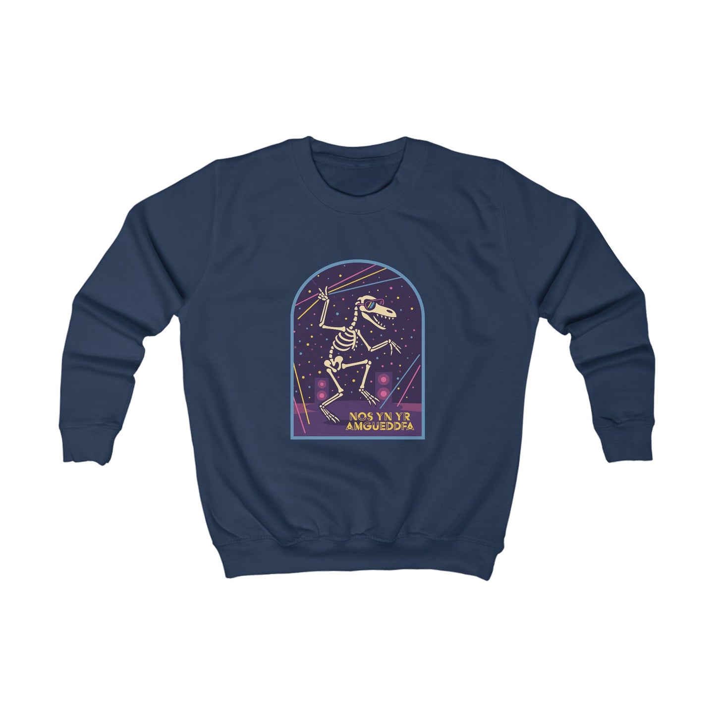 Kids 'Night In The Museum' Jumper — 'Nos Yn Yr Amgueddfa'