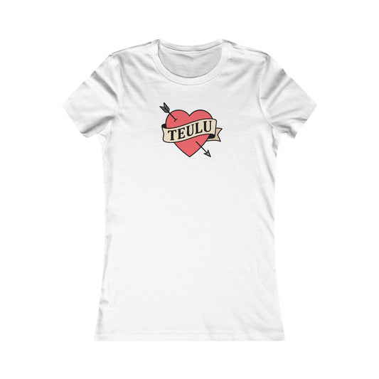 Women's 'Teulu' Heart Tee