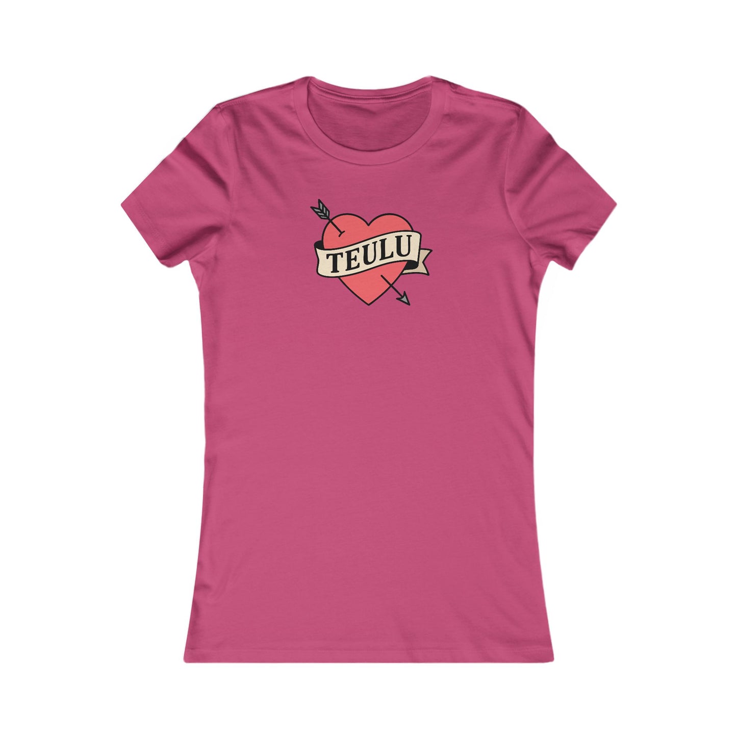 Women's 'Teulu' Heart Tee
