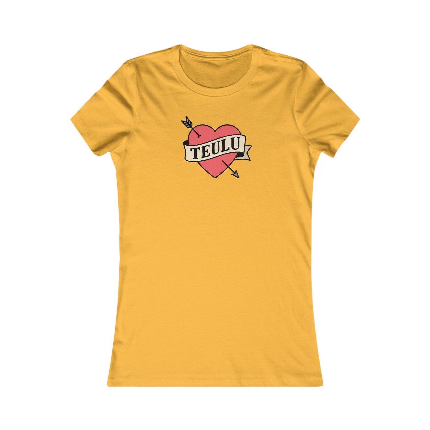 Women's 'Teulu' Heart Tee