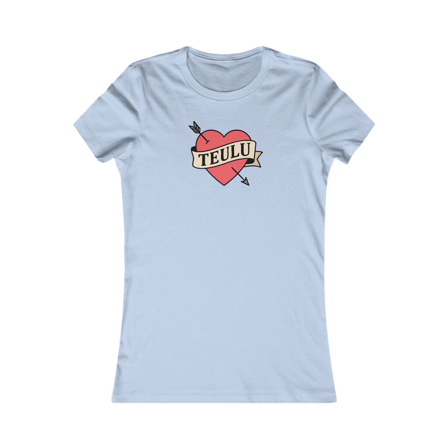 Women's 'Teulu' Heart Tee
