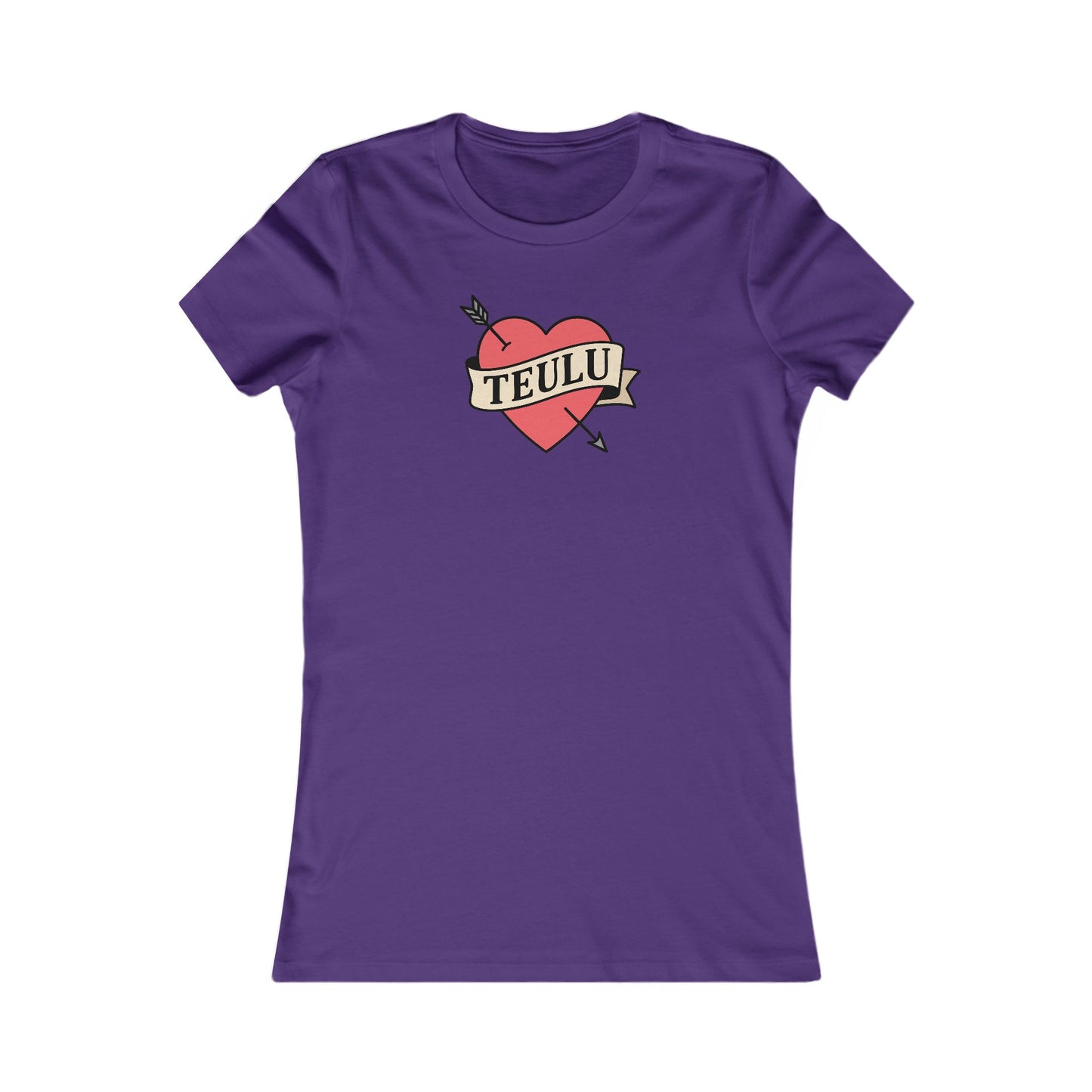 Women's 'Teulu' Heart Tee