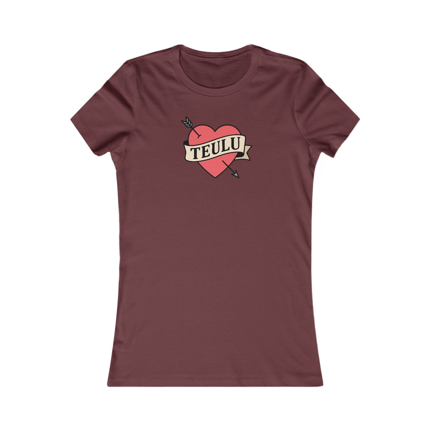 Women's 'Teulu' Heart Tee