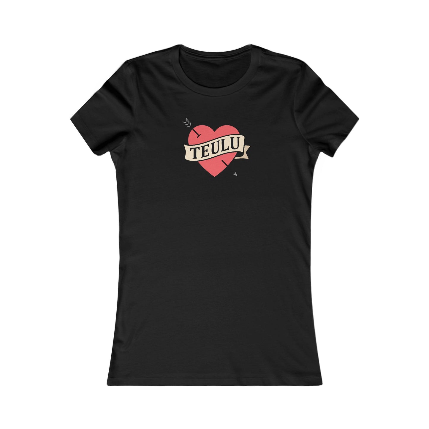Women's 'Teulu' Heart Tee