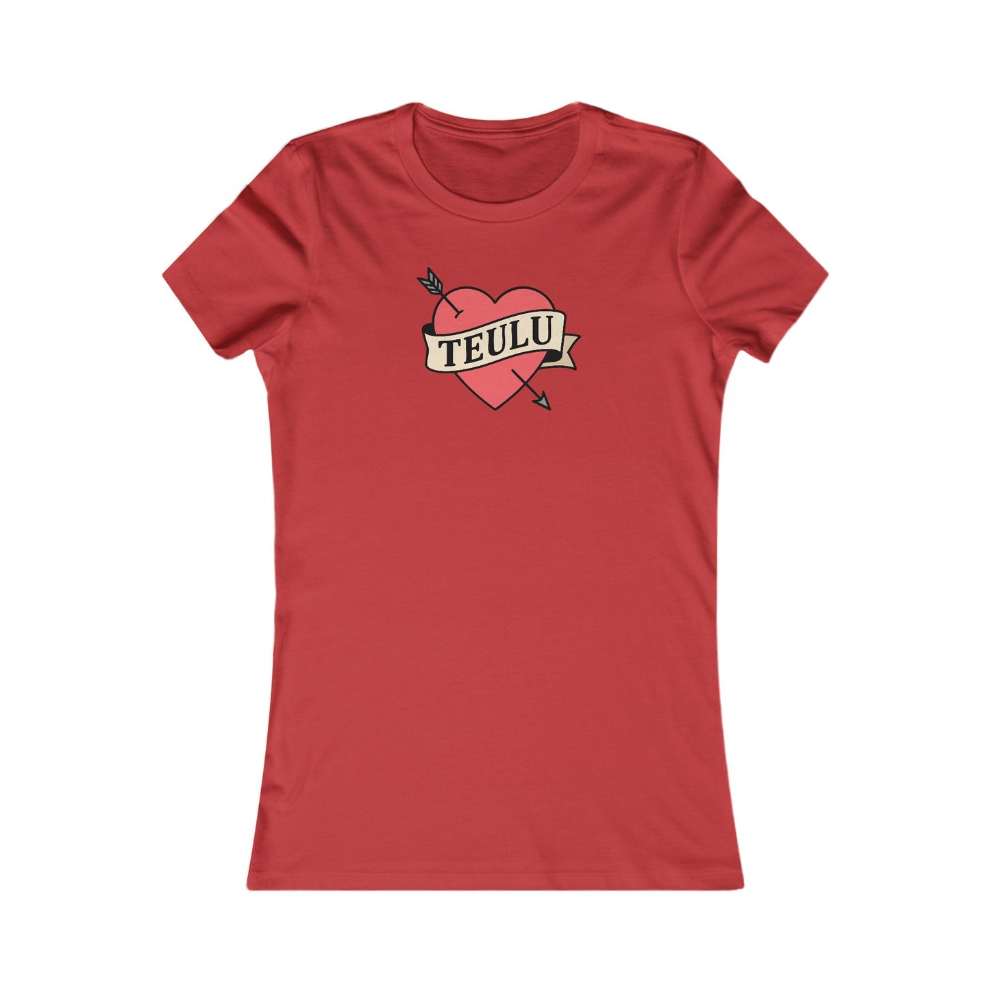 Women's 'Teulu' Heart Tee