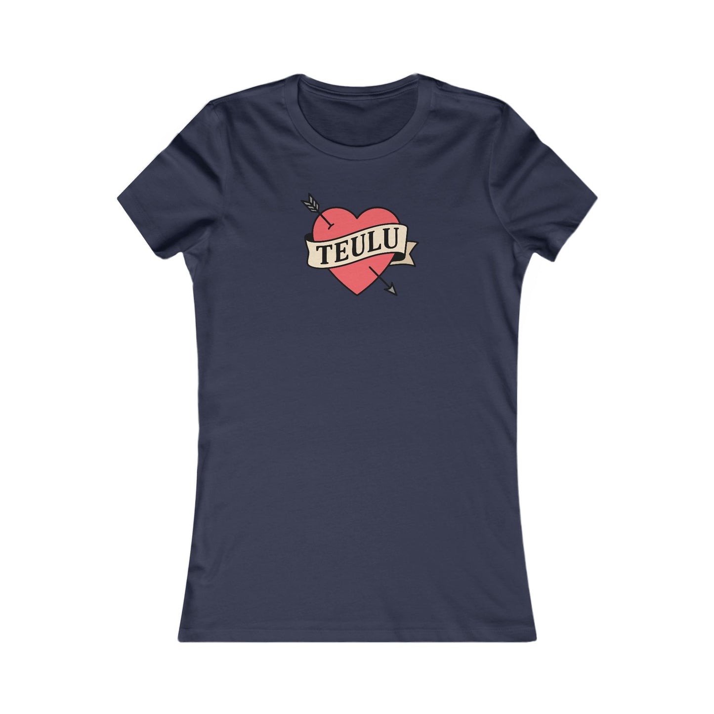 Women's 'Teulu' Heart Tee