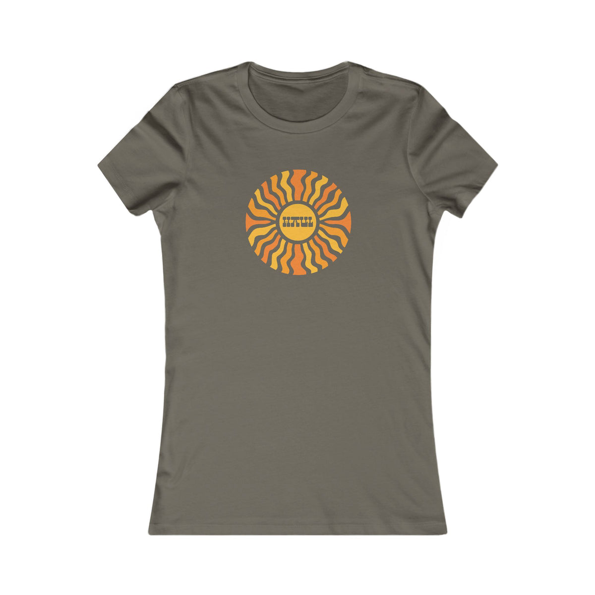 Women's Retro Sun Tee (Slim Fit) - 'Haul'