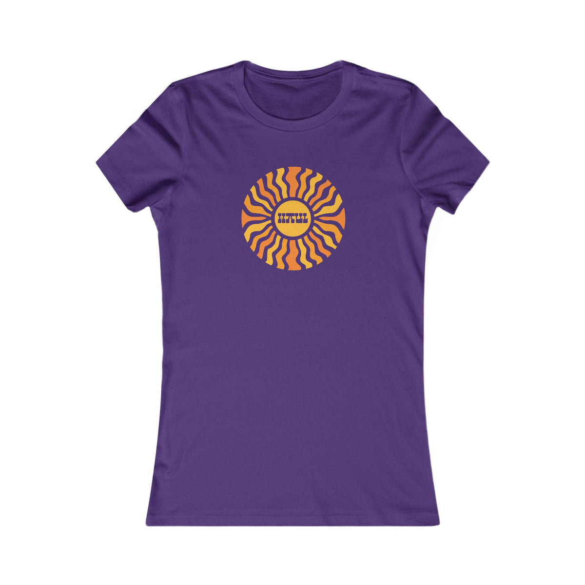Women's Retro Sun Tee (Slim Fit) - 'Haul'