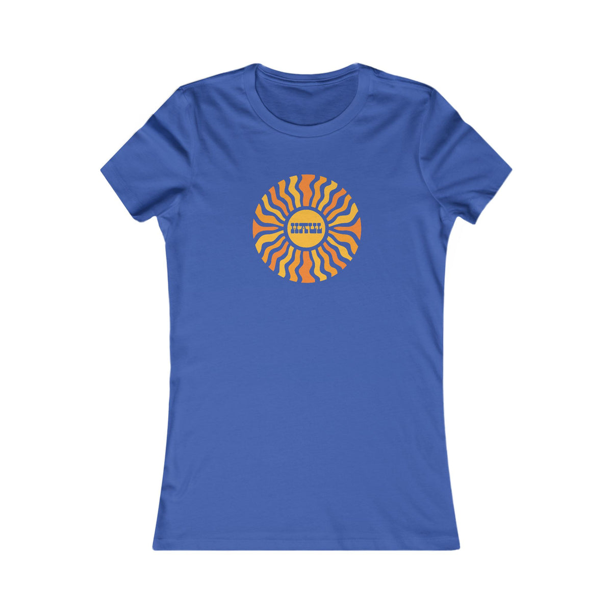 Women's Retro Sun Tee (Slim Fit) - 'Haul'