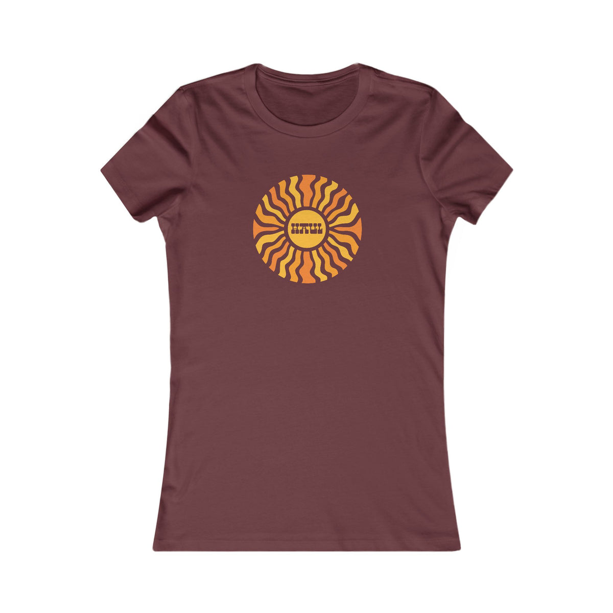 Women's Retro Sun Tee (Slim Fit) - 'Haul'