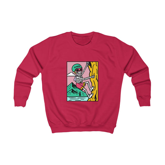 Kids Skeleton Glyndŵr Jumper - Rock Climbing Design