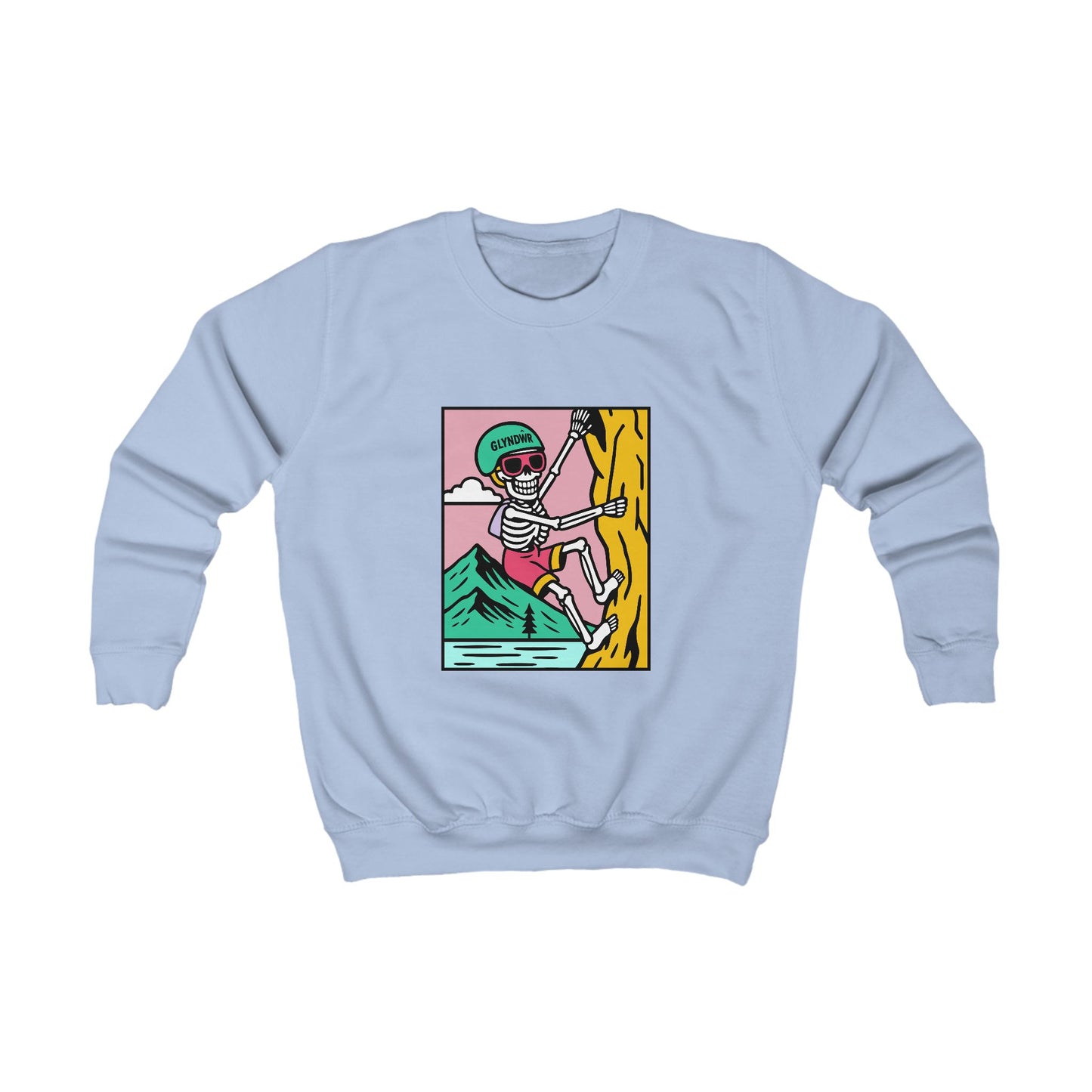 Kids Skeleton Glyndŵr Jumper - Rock Climbing Design