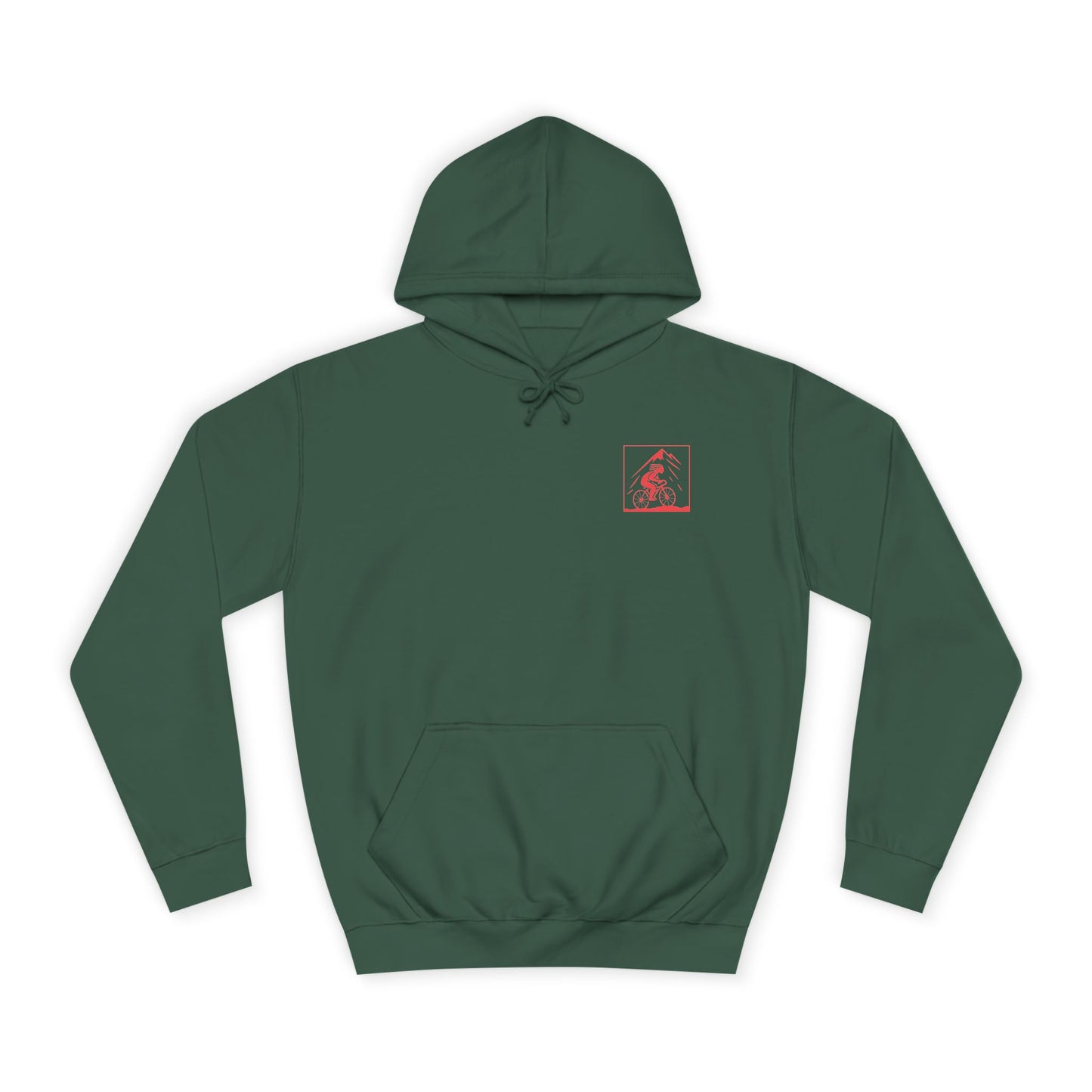 North Wales Cycling Unisex Hoodie -  'Barod Am y Daith' (Double Sided)