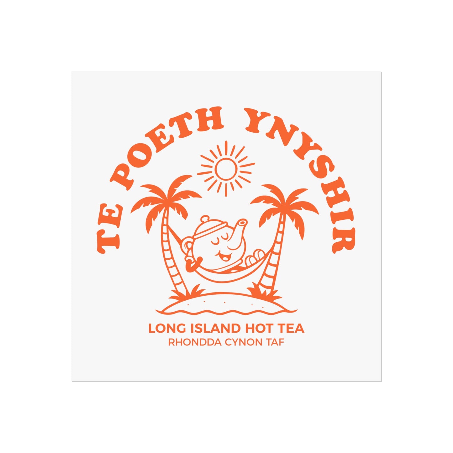 'Long Island Hot Tea' Vintage Tropical Art Print - 'Te Poeth Ynyshir'