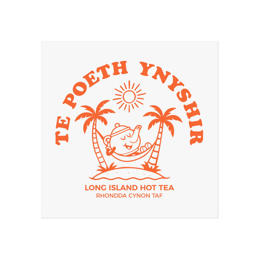 'Long Island Hot Tea' Vintage Tropical Art Print - 'Te Poeth Ynyshir'