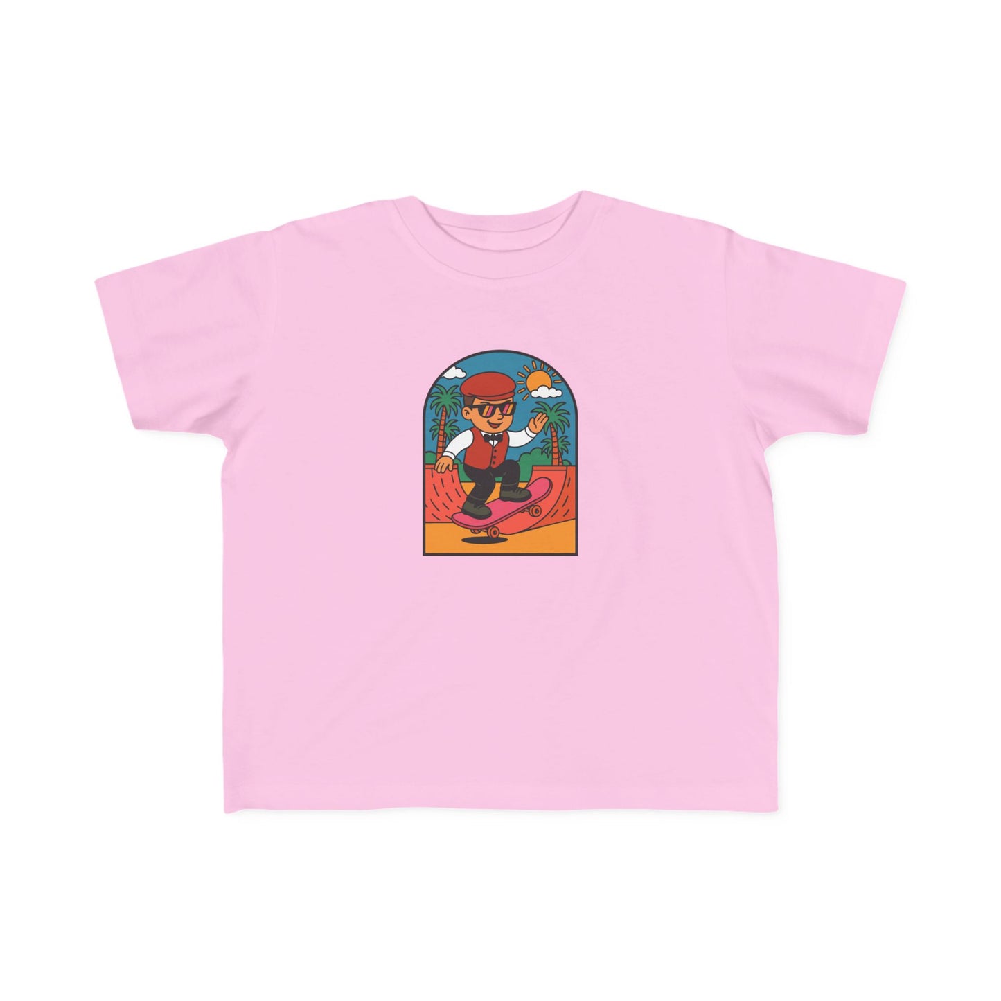 Toddler Welsh Costume Skateboard Tee