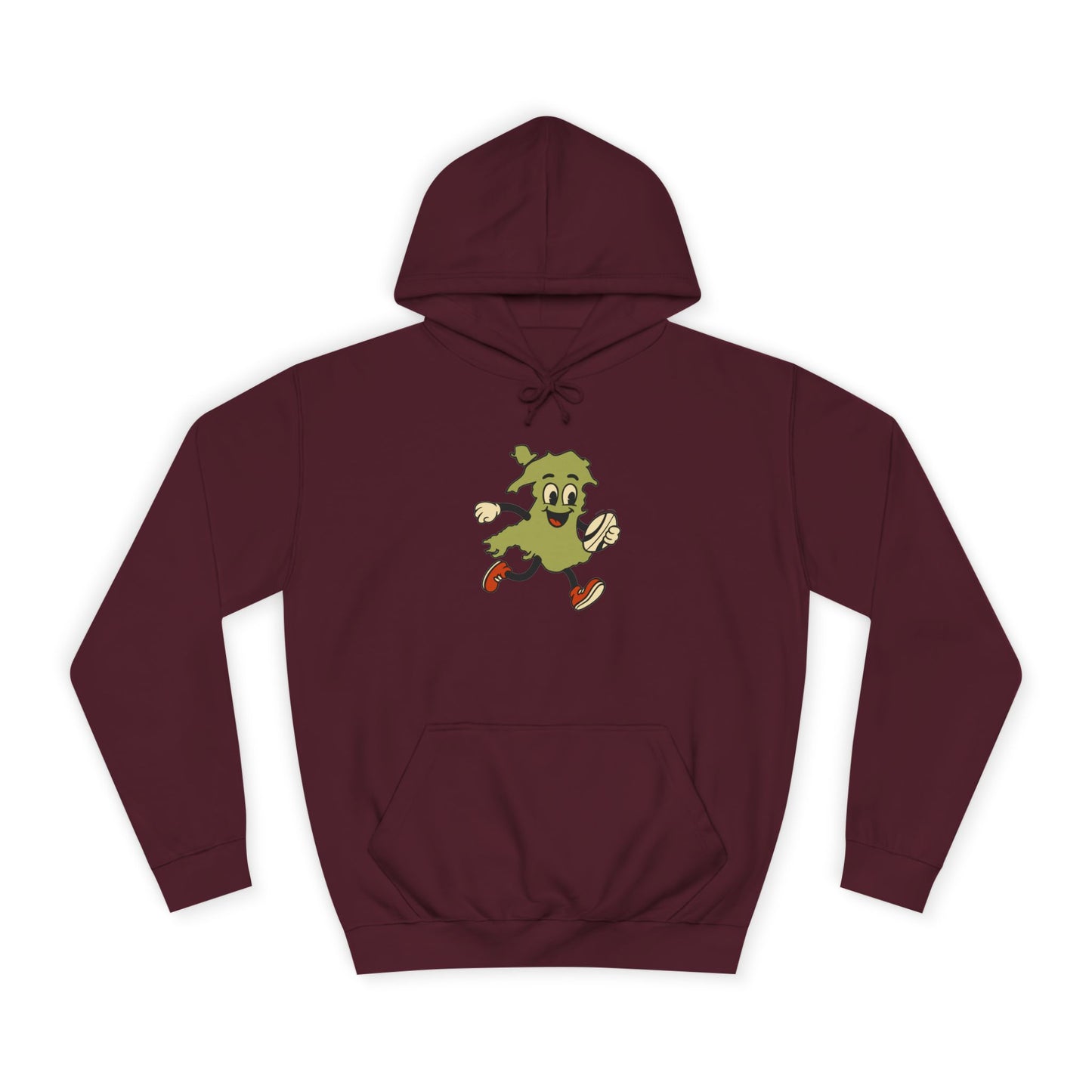 Retro Welsh Rugby Map Unisex Hoodie