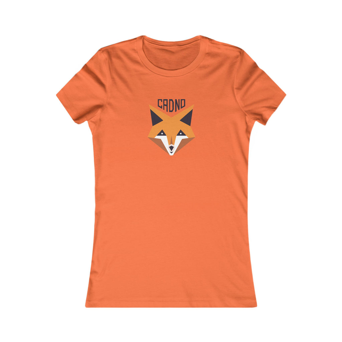 Women's Geometric Fox Tee (Slim Fit) - Cadno