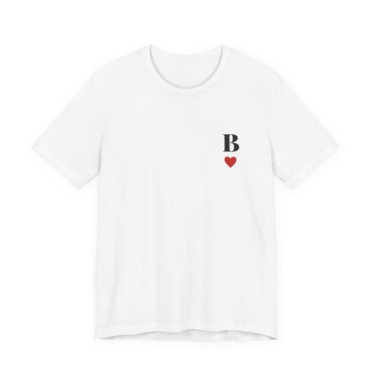 Queen of Hearts Unisex Tee - "Brenhines" (Double Sided)