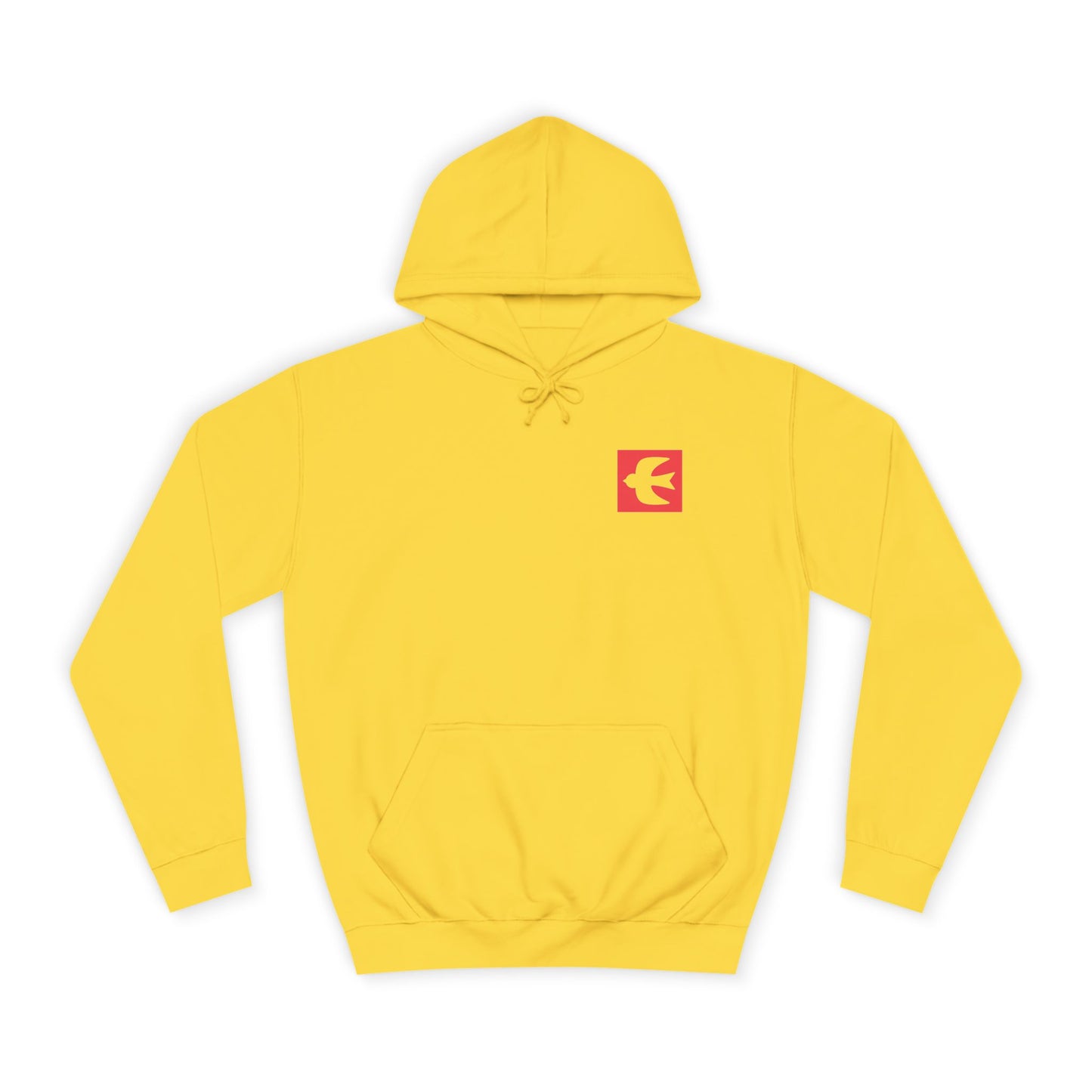 Retro Swallow & Wave Unisex Hoodie 'Can Y Wennol' (Double Sided)