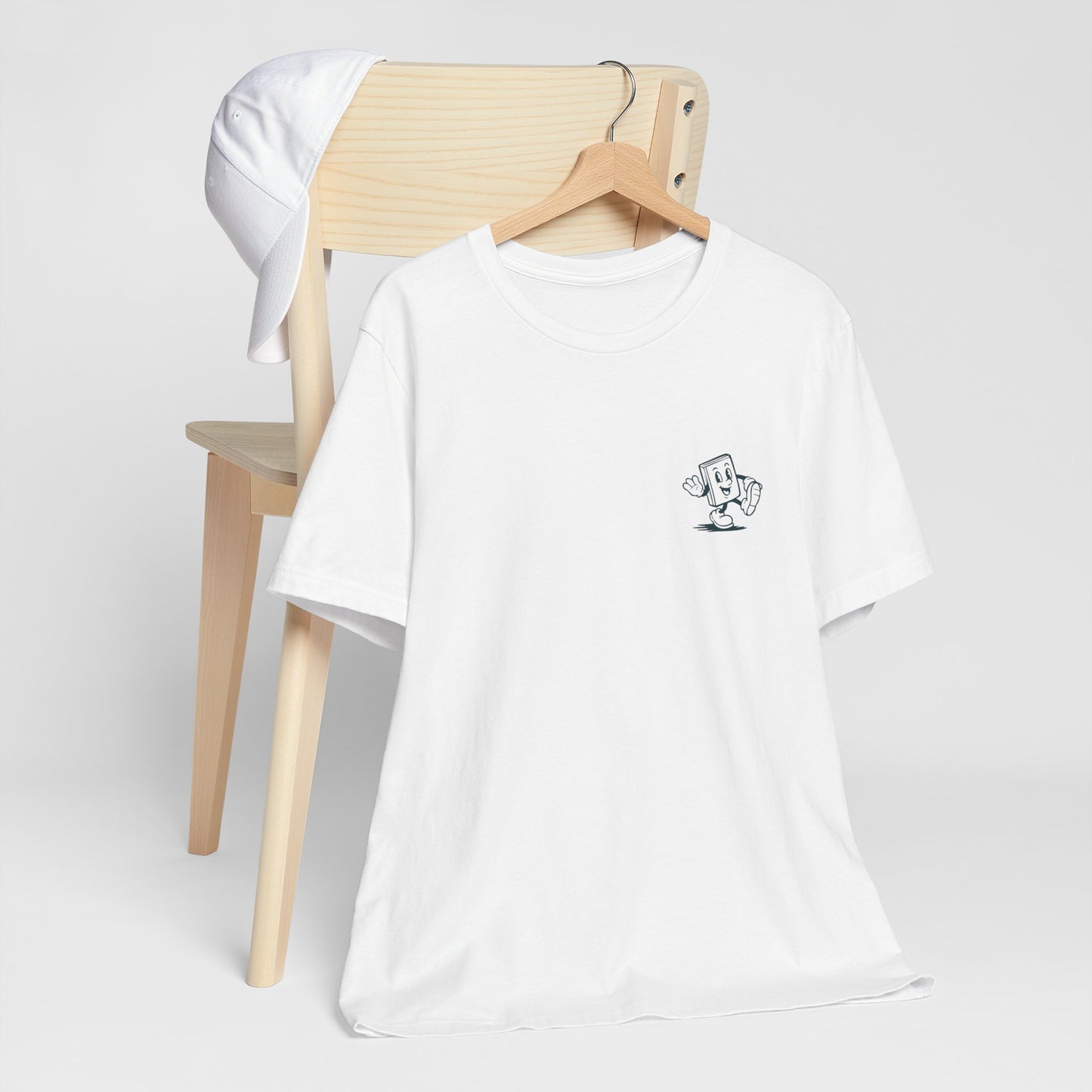 Hay-on-Wye Retro Book Double Sided T-Shirt (Unisex)