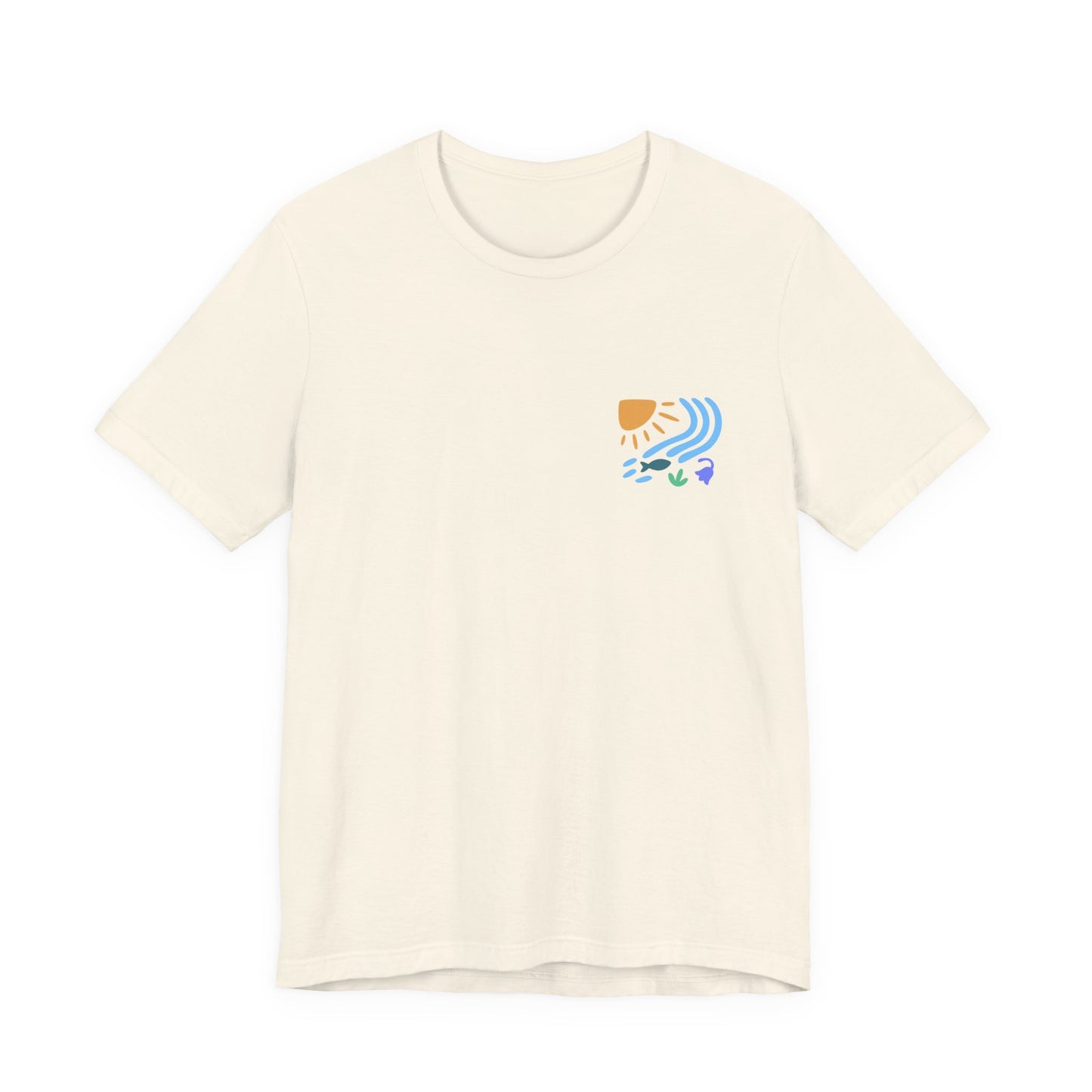 'Glan-y-Nant' Riverside Graphic Tee (Unisex) — Nature Scenic T‑Shirt